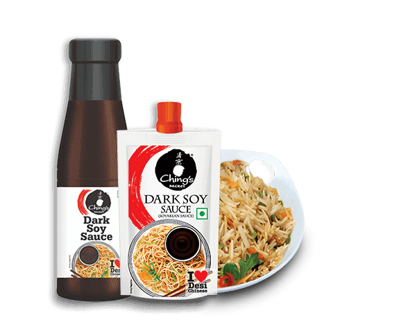 Ching's dark soy sauce bottle